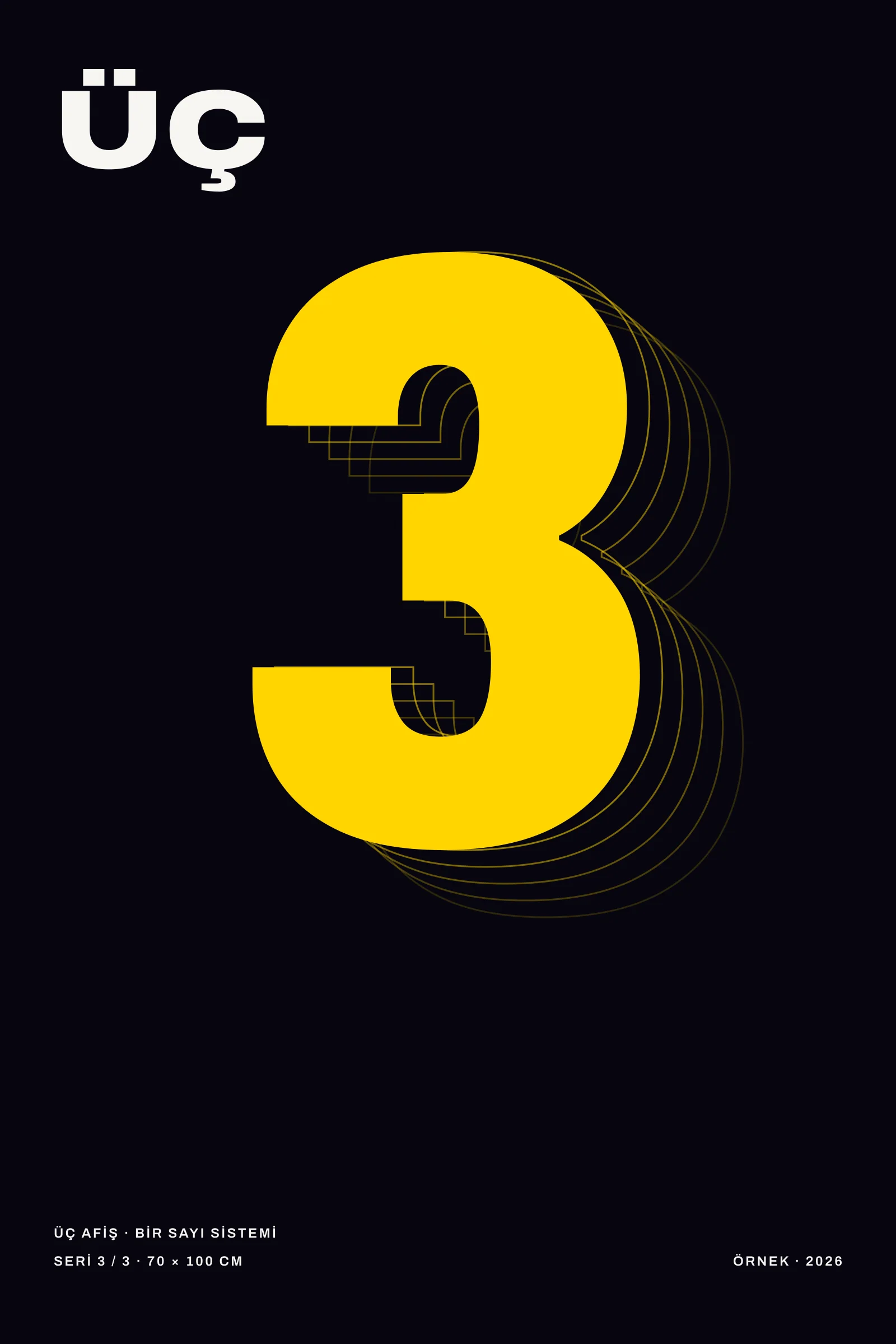 Üç — 03